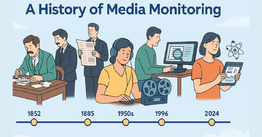 From Scissors to AI: The 170-Year Evolution of Media Monitoring